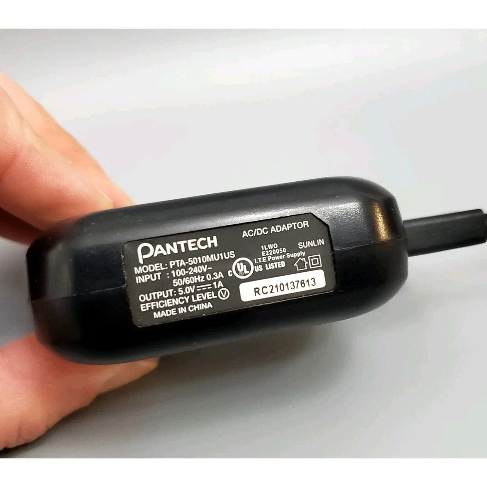 Original Pantech AC/DC Adapter (PTA-5010MUIUS) - Wall Charger for Older Phones‎